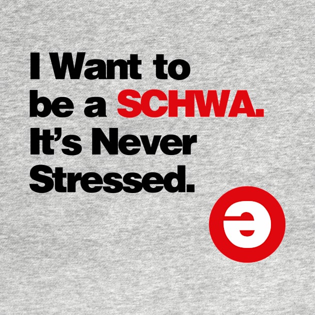 I Want to be a Schwa - It's Never Stressed Linguistics by ajarsbr